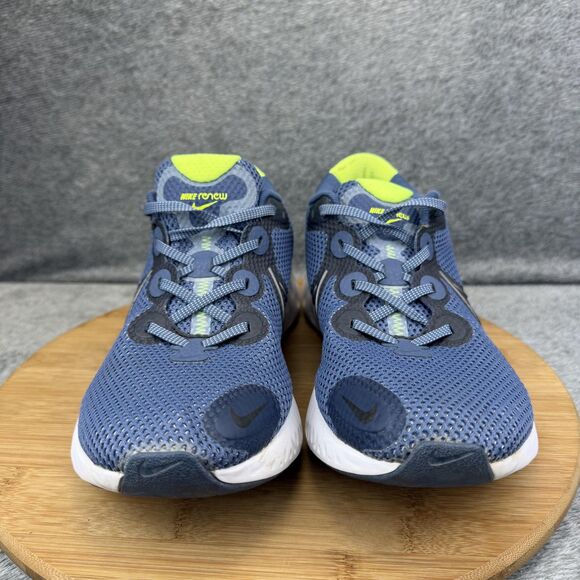Nike Renew Run Shoes Mens Size 9 Blue Neon Running Training Sneakers CK6357-400 main image 7